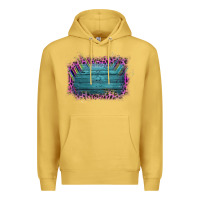 Antique Gold Aztec Wood Leopard Frame Premium Hoodie - Bettercallsaul
