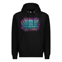 Black Aztec Wood Leopard Frame Premium Hoodie - Bettercallsaul