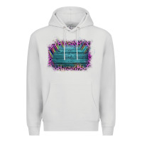 Dove Grey Aztec Wood Leopard Frame Premium Hoodie - Bettercallsaul