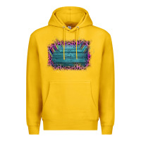 Lemon Aztec Wood Leopard Frame Premium Hoodie - Bettercallsaul