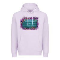 Lilac Aztec Wood Leopard Frame Premium Hoodie - Bettercallsaul