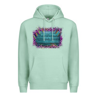 Seafoam Aztec Wood Leopard Frame Premium Hoodie - Bettercallsaul