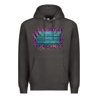 Smoke Aztec Wood Leopard Frame Premium Hoodie - Bettercallsaul