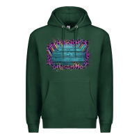 Sports Green Aztec Wood Leopard Frame Premium Hoodie - Bettercallsaul