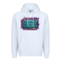 White Aztec Wood Leopard Frame Premium Hoodie - Bettercallsaul