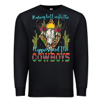 Black raising hell with the hippies and the cowboys Premium Sweatshirt - Zillion Design Studio