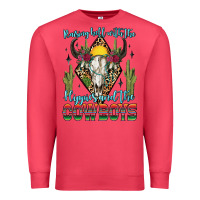 Cardinal raising hell with the hippies and the cowboys Premium Sweatshirt - Zillion Design Studio