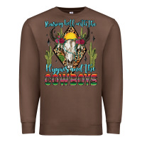 Chestnut raising hell with the hippies and the cowboys Premium Sweatshirt - Zillion Design Studio