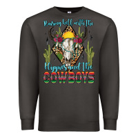 Smoke raising hell with the hippies and the cowboys Premium Sweatshirt - Zillion Design Studio