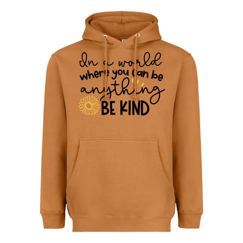 Be Kind Heavyweight Hoodie by Unal Design | Teevron