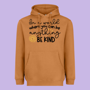Be Kind Heavyweight Hoodie Designed By Unal Design