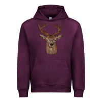 Mauve Wine deer Urban Hoodie - JahusDesignShop