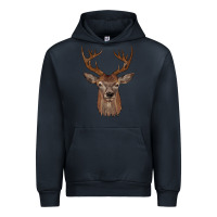 Navy deer Urban Hoodie - JahusDesignShop