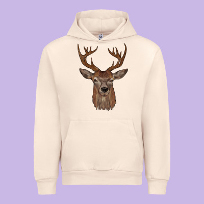Deer Urban Hoodie Designed By Jahusdesignshop