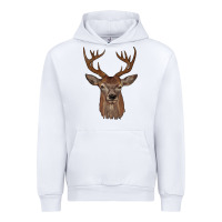 White deer Urban Hoodie - JahusDesignShop