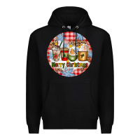Black Merry Christmas Coffee Cups Premium Hoodie - Artiststas