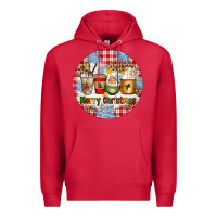 Cardinal Merry Christmas Coffee Cups Premium Hoodie - Artiststas