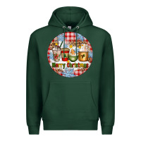 Sports Green Merry Christmas Coffee Cups Premium Hoodie - Artiststas