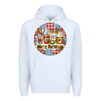 White Merry Christmas Coffee Cups Premium Hoodie - Artiststas