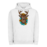 Pigment Lunar Rock deer gemstone sunflower Urban Hoodie - JahusDesignShop