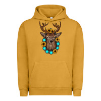 Pigment Peanut Butter deer gemstone sunflower Urban Hoodie - JahusDesignShop
