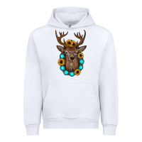 White deer gemstone sunflower Urban Hoodie - JahusDesignShop