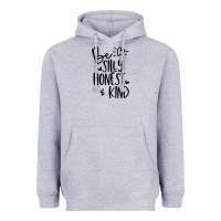 Heather Grey kind Heavyweight Hoodie - Unal Design