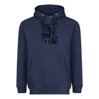 Navy kind Heavyweight Hoodie - Unal Design