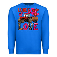 True Royal valentine's day loads of love tractor with pin heart balloons Premium Sweatshirt - RanaPortraitStore