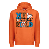 My Heart Is On That Field Baseball Premium Hoodie | Teevron