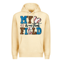 Pina Colada my heart is on that field baseball Premium Hoodie - AdoDesignShop
