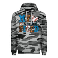 Slate Camo my heart is on that field baseball Premium Hoodie - AdoDesignShop