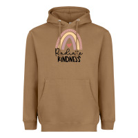 Toasted Coconut kindness Heavyweight Hoodie - Unal Design