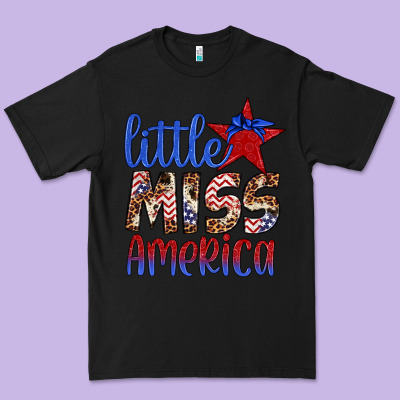 Little Miss America Premium Tee Designed By Artiststas