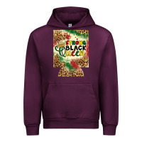 Mauve Wine strong black queen 12 oz can cooler (regular) Urban Hoodie - Artiststas
