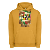 Pigment Peanut Butter strong black queen 12 oz can cooler (regular) Urban Hoodie - Artiststas