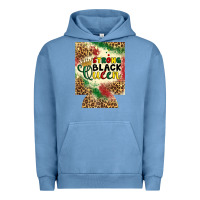 Pigment Pebble Blue strong black queen 12 oz can cooler (regular) Urban Hoodie - Artiststas
