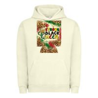 Pigment Pistachio strong black queen 12 oz can cooler (regular) Urban Hoodie - Artiststas