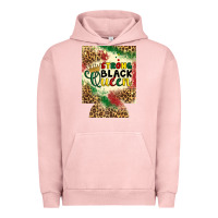Pigment Salmon strong black queen 12 oz can cooler (regular) Urban Hoodie - Artiststas