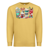 Antique Gold teacher coffee cups Premium Sweatshirt - texasbilliewilder