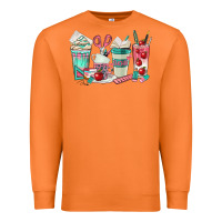 Carrot teacher coffee cups Premium Sweatshirt - texasbilliewilder