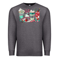 Charcoal Heather teacher coffee cups Premium Sweatshirt - texasbilliewilder