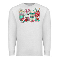 Oatmeal Heather teacher coffee cups Premium Sweatshirt - texasbilliewilder