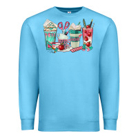 Ocean Blue teacher coffee cups Premium Sweatshirt - texasbilliewilder