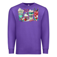Purple teacher coffee cups Premium Sweatshirt - texasbilliewilder