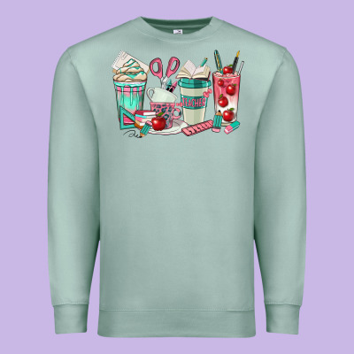 Premium Sweatshirt teacher coffee cups