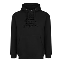 Black kindness Heavyweight Hoodie - Unal Design
