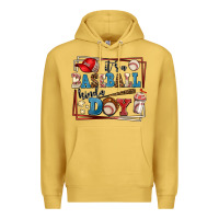 Antique Gold its a baseball kinda day Premium Hoodie - AdoDesignShop