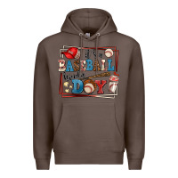 Coffee its a baseball kinda day Premium Hoodie - AdoDesignShop