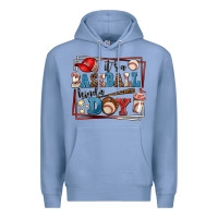 Colony Blue its a baseball kinda day Premium Hoodie - AdoDesignShop